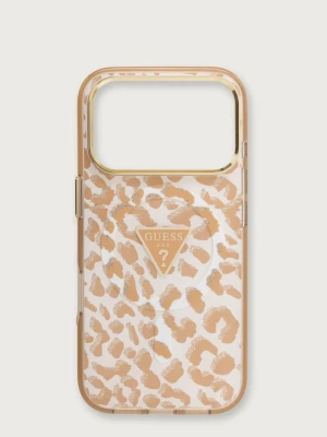 Guess etui na telefon iPhone 17 / 18 Pro brązowy