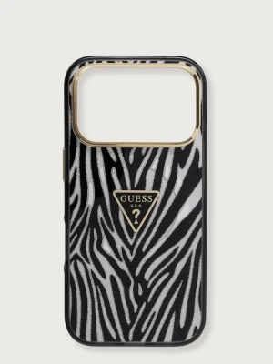 Guess etui na telefon iPhone 17 / 18 Pro srebrny