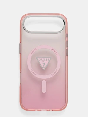 Guess etui na telefon iPhone 17 Air kolor różowy GUHMP17MHGTMLCGP