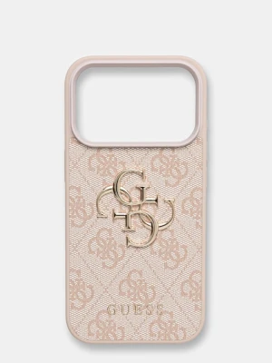 Guess etui na telefon iPhone 17 Pro różowy