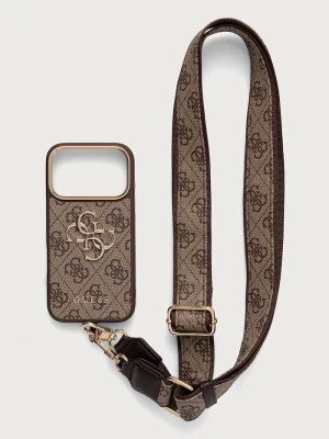 Guess etui na telefon iPhone 17 Pro beżowy