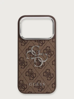 Guess etui na telefon iPhone 17 Pro brązowy