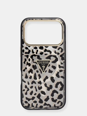 Guess etui na telefon iPhone 17 Pro czarny