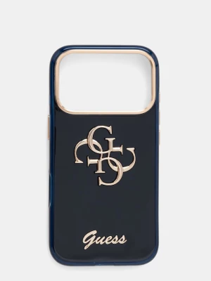 Guess etui na telefon iPhone 17 Pro granatowy