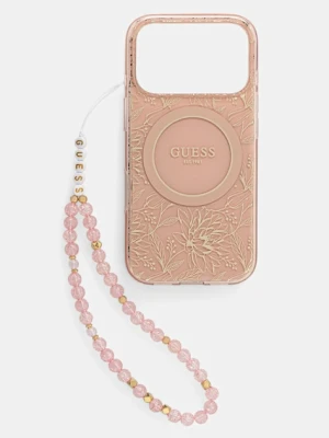 Guess etui na telefon iPhone 17 Pro kolor różowy GUHMP17LHCPOFPP