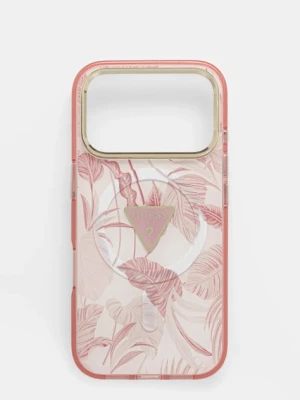 Guess etui na telefon iPhone 17 Pro kolor różowy GUHMP17LHMILVTGP