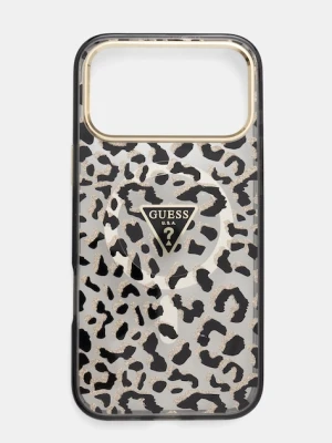Guess etui na telefon iPhone 17 Pro Max czarny