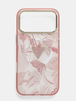 Guess etui na telefon iPhone 17 Pro Max kolor różowy GUHMP17XHMILVTGP