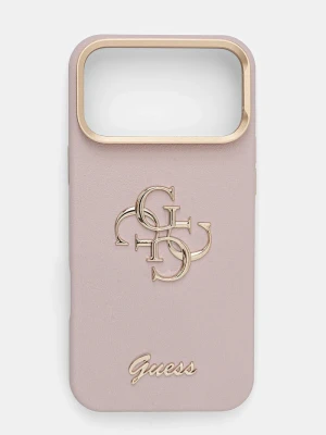 Guess etui na telefon iPhone 17 Pro Max różowy