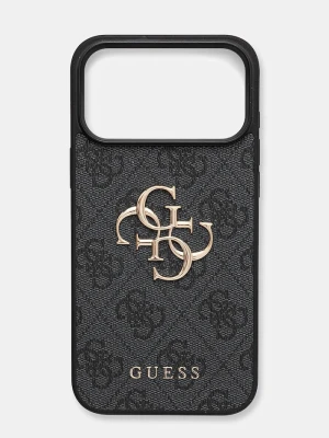Guess etui na telefon iPhone 17 Pro Max szary
