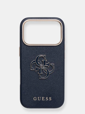 Guess etui na telefon iPhone 17 Pro niebieski