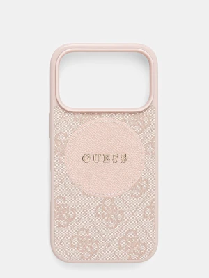 Guess etui na telefon iPhone 17 Pro różowy