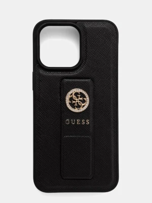 Guess etui na telefon Phone 15 Pro Max czarny