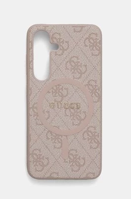 Guess etui na telefon S24 S921 kolor różowy GUHMS24SG4GFRP