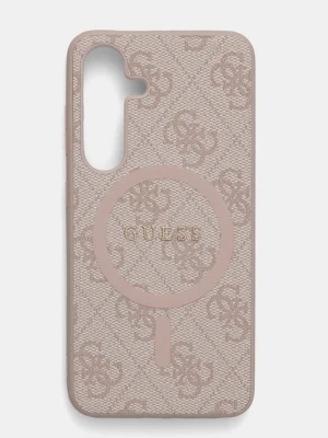 Guess etui na telefon S24 S921 kolor różowy GUHMS24SG4GFRP