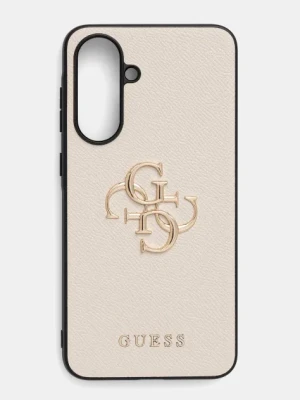 Guess etui na telefon Samsung Galaxy A56 kolor beżowy GUHCSA56PGT4MBE