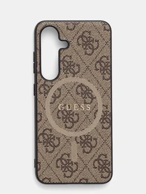Guess etui na telefon Samsung Galaxy S25 brązowy