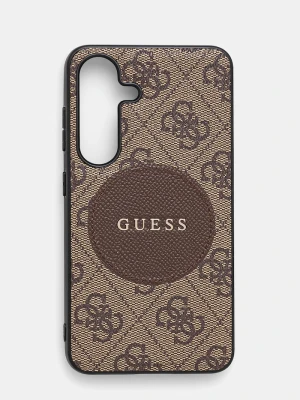 Guess etui na telefon Samsung Galaxy S25 brązowy