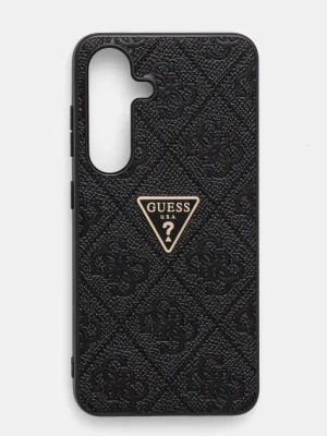 Zdjęcie produktu Guess etui na telefon Samsung Galaxy S25 kolor czarny GUHCS25SPGP4STRK