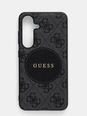 Guess etui na telefon Samsung Galaxy S25 kolor czarny GUHMS25SP4PGRSGK