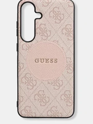 Guess etui na telefon Samsung Galaxy S25+ kolor różowy GUHMS25MP4PGRSGP