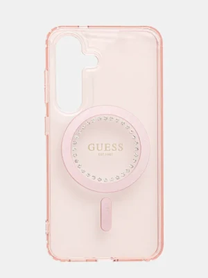 Guess etui na telefon Samsung Galaxy S25 kolor różowy GUHMS25SPFTDTEP