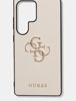 Guess etui na telefon Samsung Galaxy S25 Ultra kolor beżowy GUHCS25LPGT4MBE