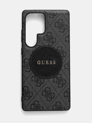 Guess etui na telefon Samsung Galaxy S25 Ultra kolor czarny GUHMS25LP4PGRSGK