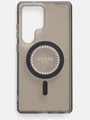 Guess etui na telefon Samsung Galaxy S25 Ultra kolor czarny GUHMS25LPFTDTEK