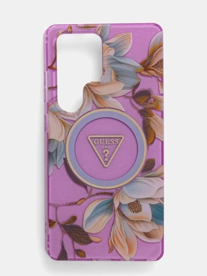 Guess etui na telefon Samsung Galaxy S25 Ultra kolor fioletowy GUHMS25LHFLPEDU
