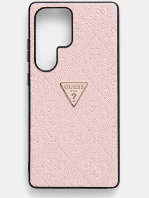 Guess etui na telefon Samsung Galaxy S25 Ultra kolor różowy GUHCS25LPGP4STRP