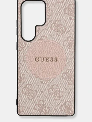 Guess etui na telefon Samsung Galaxy S25 Ultra kolor różowy GUHMS25LP4PGRSGP