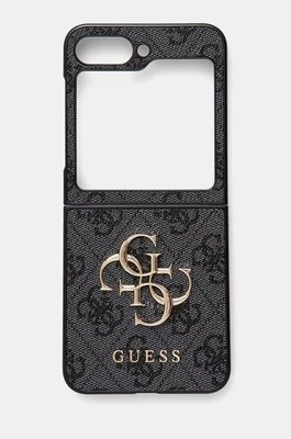 Guess etui na telefon Z Flip6 F741 kolor czarny GUHCZF64GMGGR