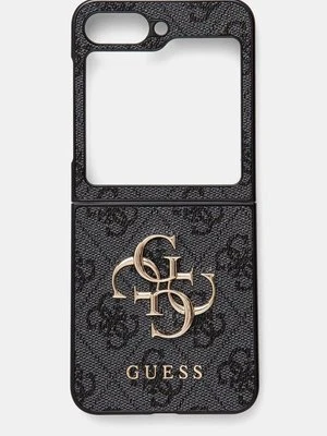 Guess etui na telefon Z Flip6 F741 kolor czarny GUHCZF64GMGGR