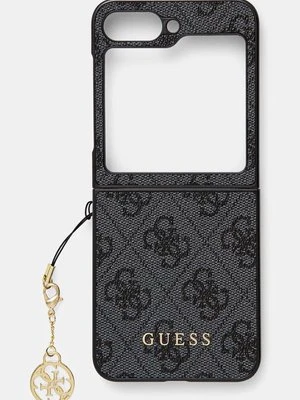 Guess etui na telefon Z Flip6 F741 kolor czarny GUHCZF6GF4GGR