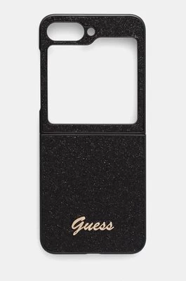 Guess etui na telefon Z Flip6 F741 kolor czarny GUHCZF6HGGSHK