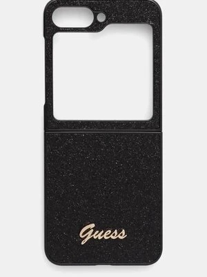 Guess etui na telefon Z Flip6 F741 kolor czarny GUHCZF6HGGSHK