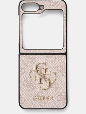 Guess etui na telefon Z Flip6 F741 kolor różowy GUHCZF64GMGPI