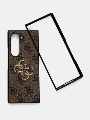 Guess etui na telefon Z Fold6 F956 kolor brązowy GUHCZFD64GMGBR