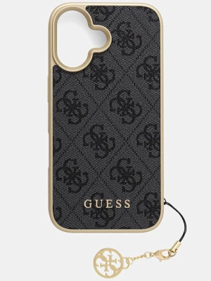 Guess etui na telefon z imitacji skóry iPhone 16