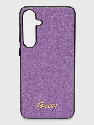 Guess etui S24 + S926 kolor fioletowy GUHCS24MHGGSHU