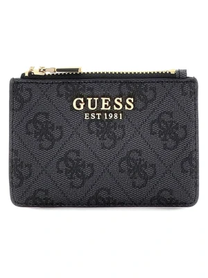 Guess Etui w kolorze antracytowym na karty - 11 x 7, 5 x 1 cm rozmiar: onesize