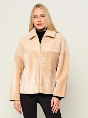 GUESS Futerko Lia | shearling beżowy