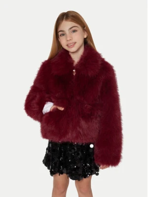 Guess Futro J5BL02 WHH10 Czerwony Regular Fit