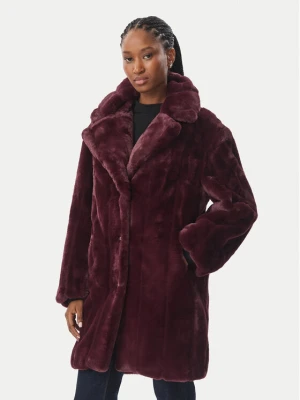 Guess Futro W6BL19 W3752 Bordowy Regular Fit