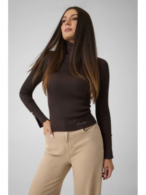 Guess Golf W6BR29 Z1417 Brązowy ciemny Slim Fit