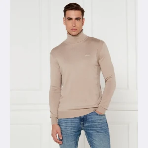 GUESS Golf EBENEZER | Slim Fit | z dodatkiem jedwabiu