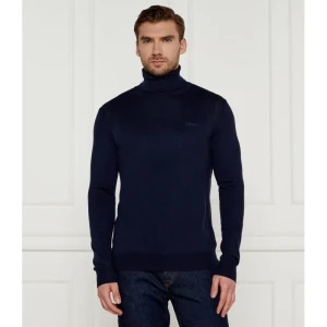 GUESS Golf EBENEZER | Slim Fit | z dodatkiem jedwabiu