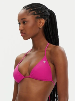 Guess Góra od bikini E4GJ00 LY00K Różowy Regular Fit