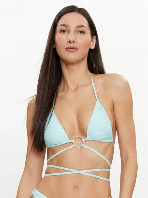 Guess Góra od bikini E4GJ45 MC04R Błękitny Niebieski jasny